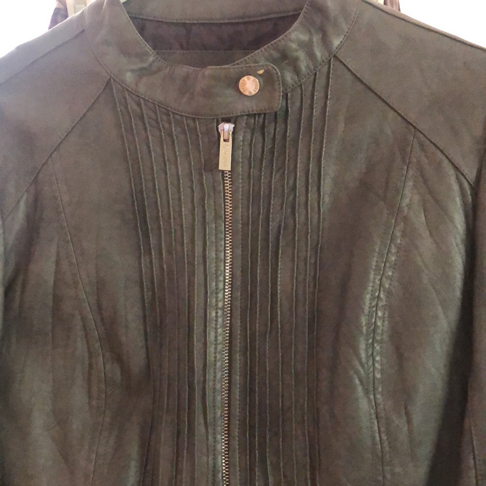 Polyester Cropped Jacket - image 3